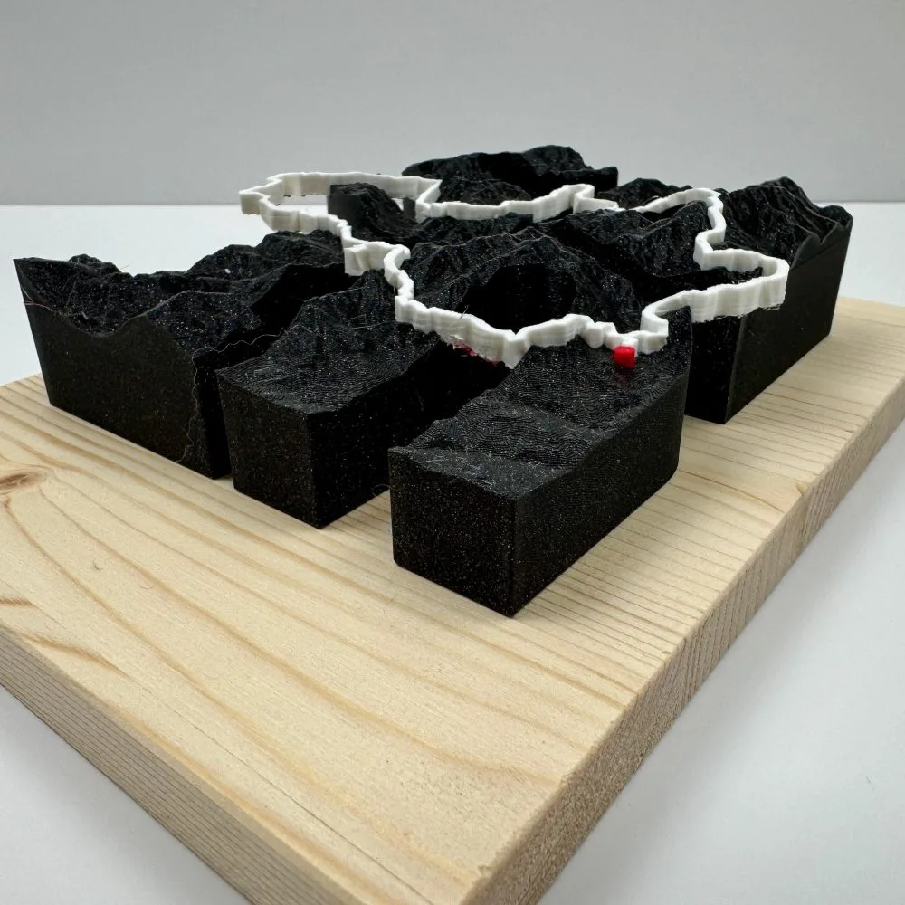Mapa 3D Super Track